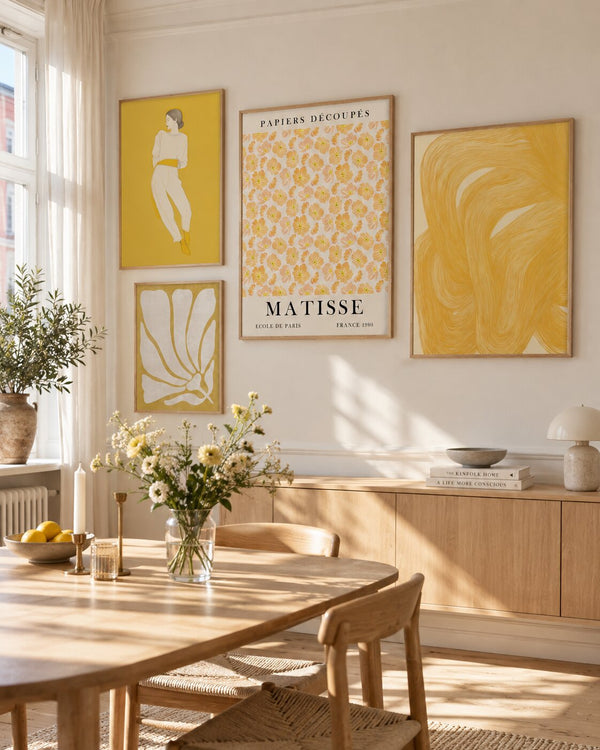 Gelbe Poster