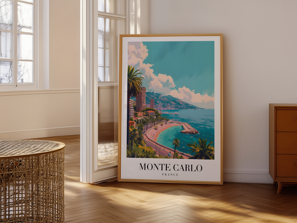 Monte Carlo Frankrig – Byplakat