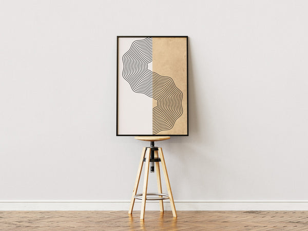 Abstract Line Part Plakat | Moderne & Minimalistisk Kunst