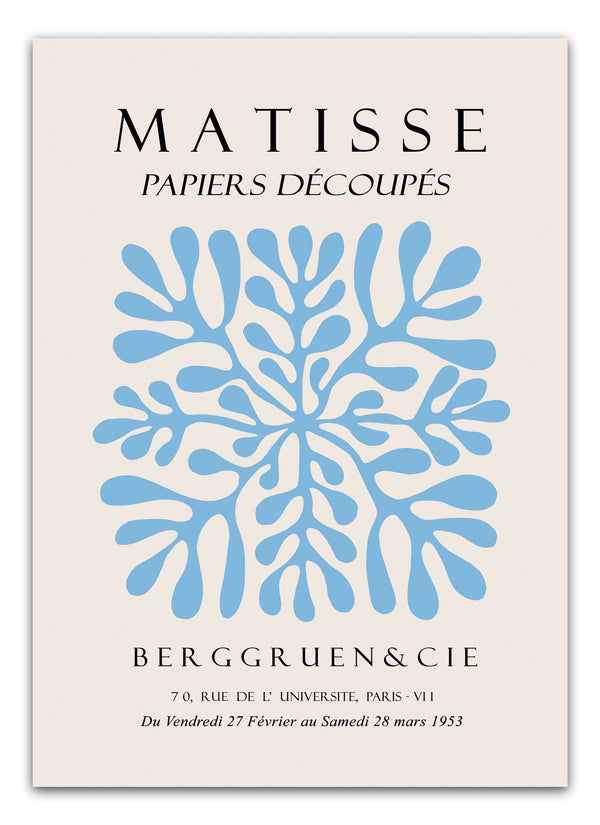 Blue Berggruen Matisse Plakat