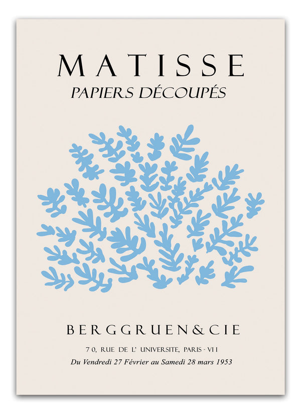 Blue Bush Matisse Plakat