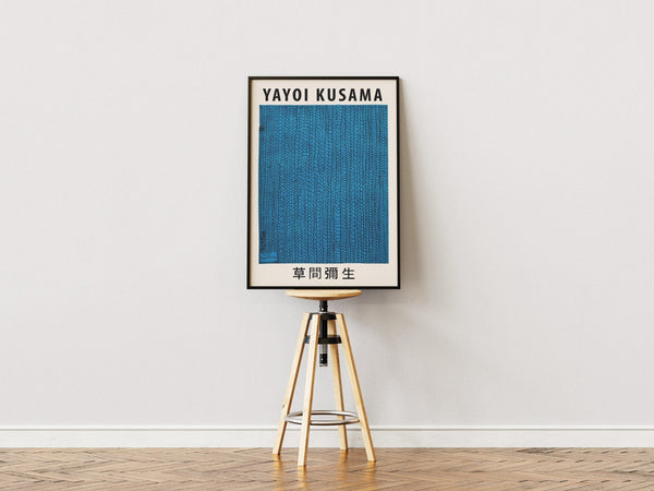 Yayoi Blue Carpet - Erlend stíl veggspjöld