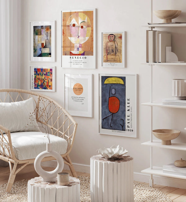 Colored Garden Paul Klee Plakat