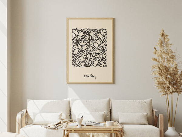 Cluster Square - Keith Haring Plakat