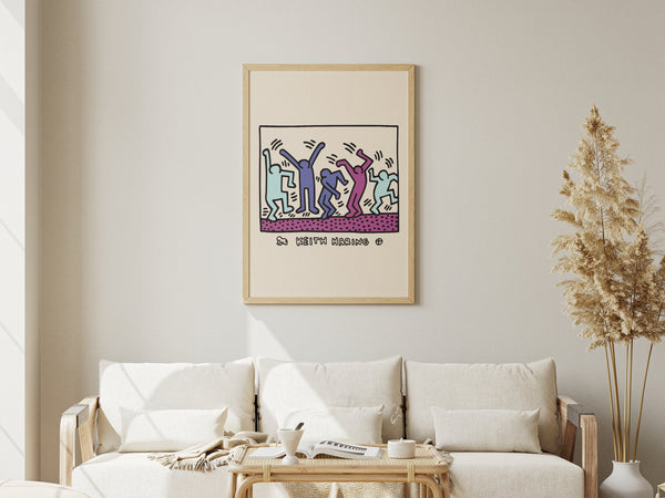 Keith Haring Plakat "Dance Club" | Køb Kunstplakater