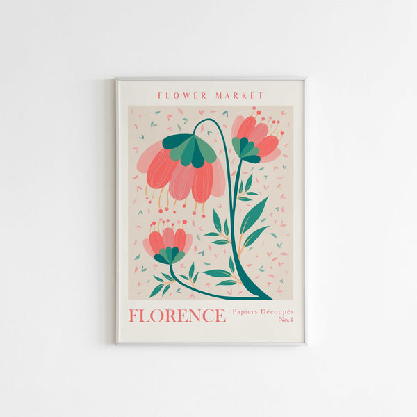Matisse Plakat | "Flower Market Florence No.4" Poster | Køb fra Ellensshop.dk