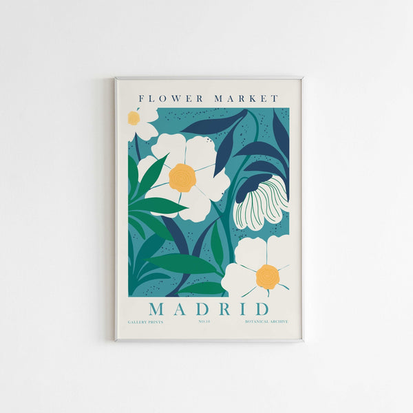 Matisse Plakat | "Flower Market Amsterdam No.3" Poster | Køb plakatFlower Market Madrid No.10 Plakat