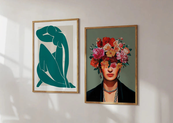 Flowerhead - Frida Kahlo Plakat