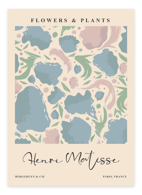 Flowers & Plants - Matisse Plakat