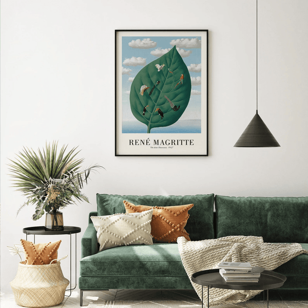Fuglene i Bladet – René Magritte Plakat