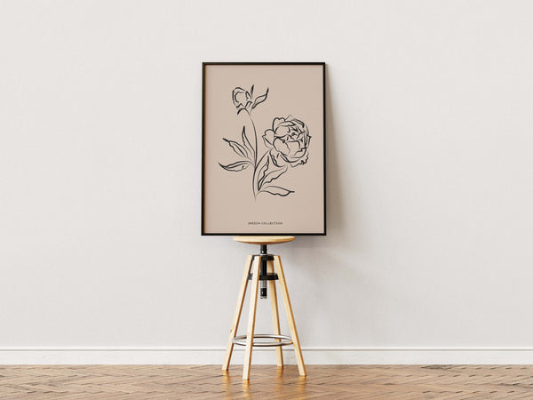 Galerie Jardin Flower Plakat