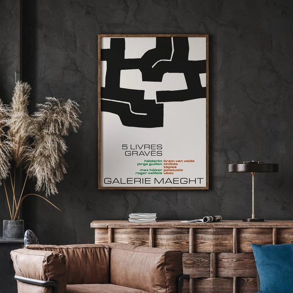 Galerie Maeght 5 Livres Plakat