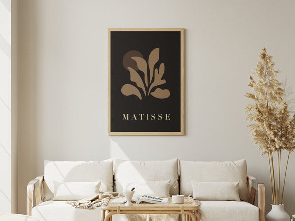 Galerie Matisse plakaten hylder den verdensberømte kunstner Henri Matisse med et design,