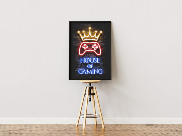 House of Gaming - Gaming Plakat