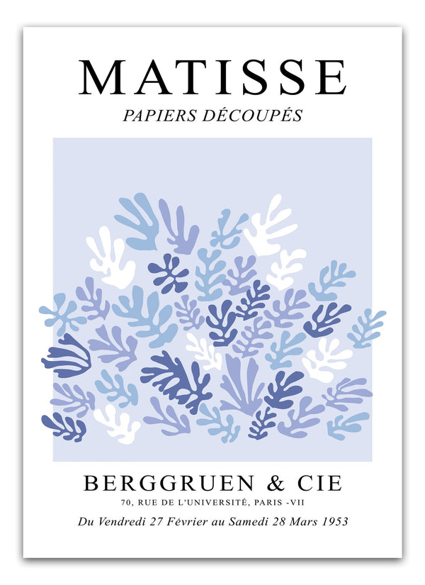 Light Blue Bush Matisse Plakat