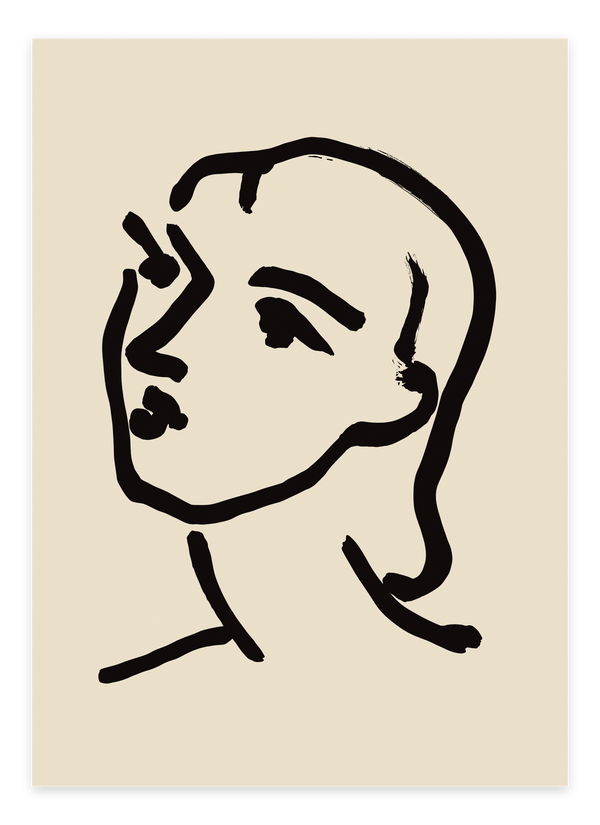 Matisse Madame Ansigt Plakat | Tidløs og Stilfuld Kunst