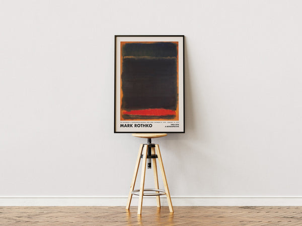 "No.290 – Mark Rothko" Plakat - Abstrakt Kunst i Farveblokke