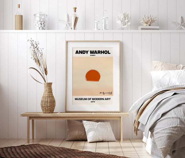Orange Sunset - Andy Warhol Plakat