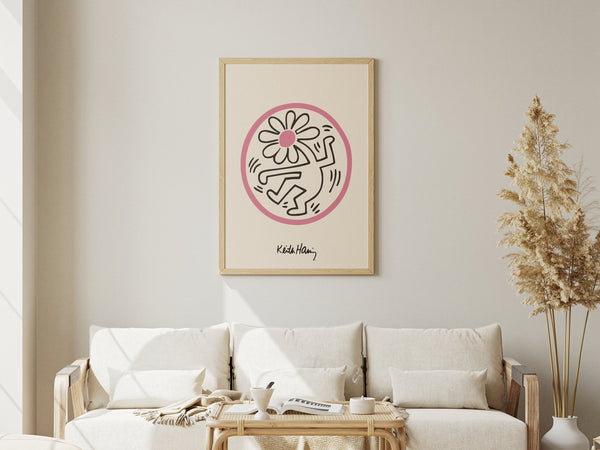 Pink Dancer - Keith Haring Plakat