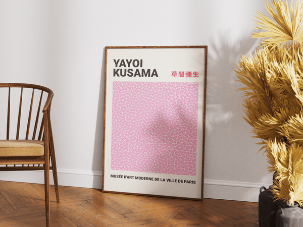 Pink Stration - Yayoi Kusama Plakat