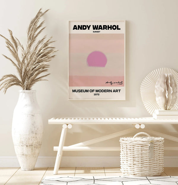 Purple Sunset - Andy Warhol Plakat