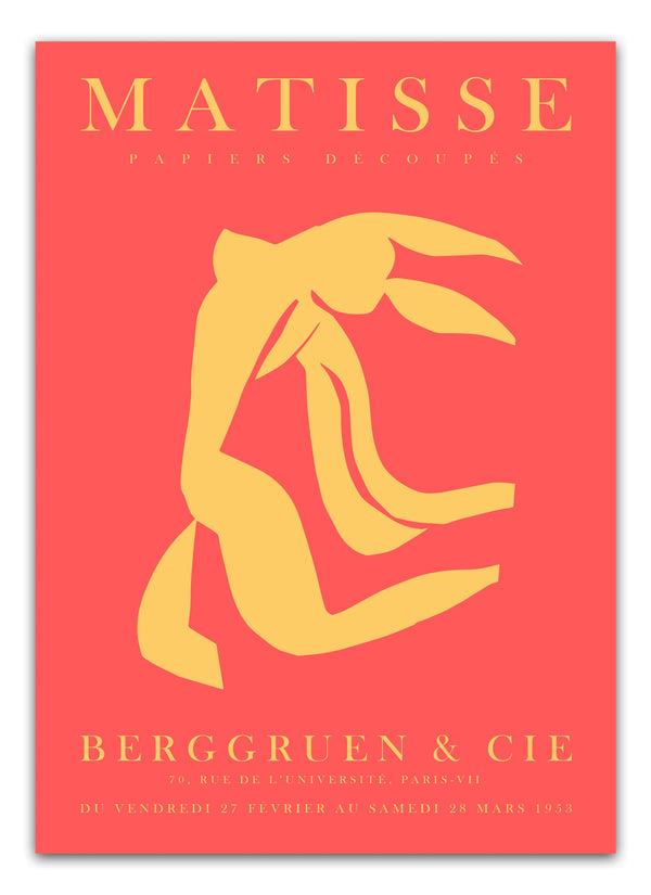 Rue De L'Univeritet Orange Plakat