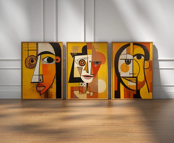 Selvportræt Kubisme 1) - Picasso Plakat