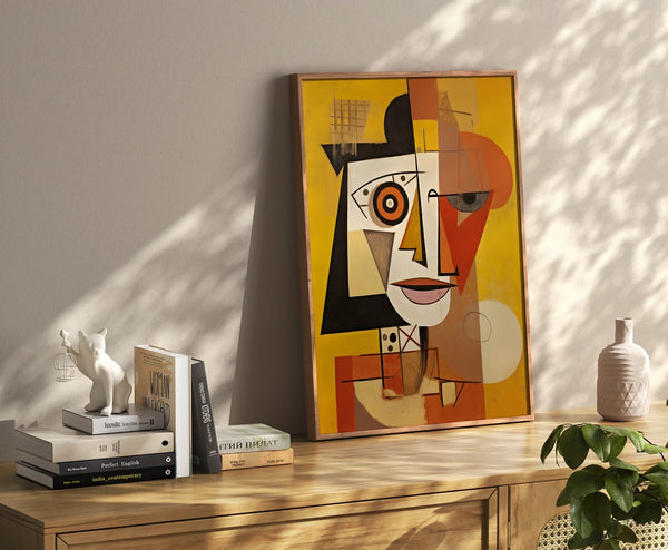 Selvportræt Kubisme 1) - Picasso Plakat