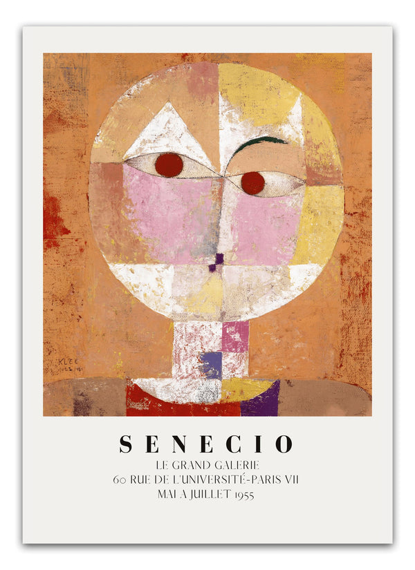 Køb "Senecio" Paul Klee Plakat | Ikonisk Kunst til Dit Hjem