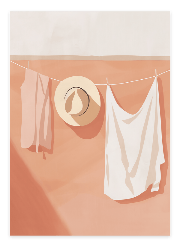 Summer Hanger - Plakat | Kunstnerisk & Sommerlig Vægkunst