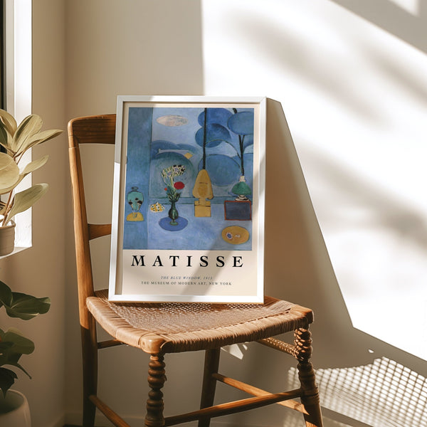 The Blue Window - Matisse Plakat | Farverig & Ikonisk Kunst