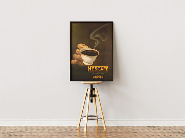 Vintage Kaffeplakat – Nescafé Reklame
