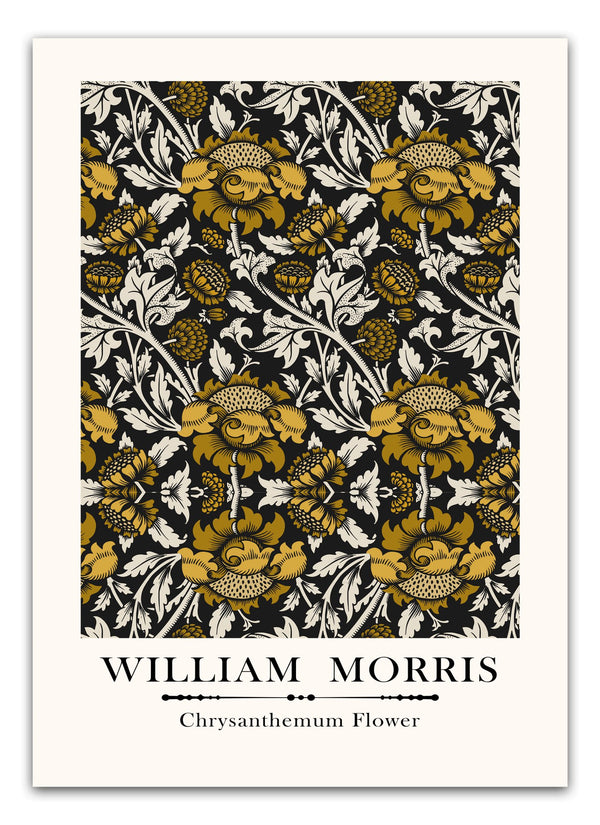 William Morris - Chrysanthemum Flower Plakat