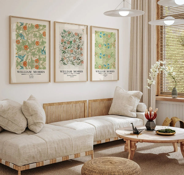 Opgrader dit hjem med William Morris' "Larkspur" plakat. Denne tidløse kunstværk bringer en elegant og klassisk atmosfære til ethvert rum. Med sit smukke, detaljerede design og høj kvalitet print er denne plakat perfekt til at tilføje et sofistikeret touch til dine vægge. Køb online nu og gør din indretning unik og stilfuld med denne ikoniske plakat fra William Morris.