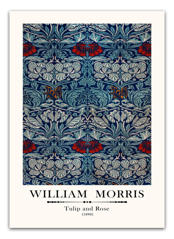 William Morris - Tulip & Rose Plakat