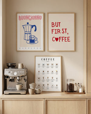 Kaffe Plakat - Ellens Postershop