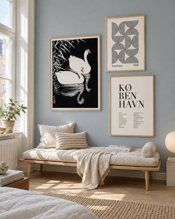 Schwarz-Weiß-Poster