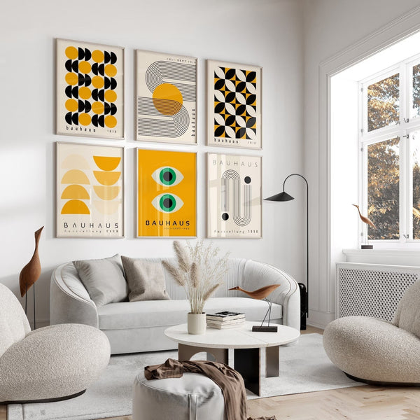 Gelbe Poster