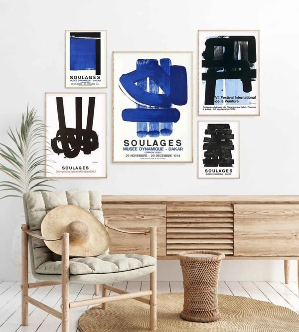 Plakate von Pierre Soulage