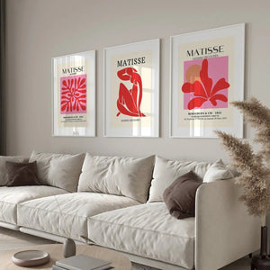 Red cuts Matisse Billedvæg