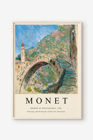 Bridge At Dolceacqua - Claude Monet Plakat