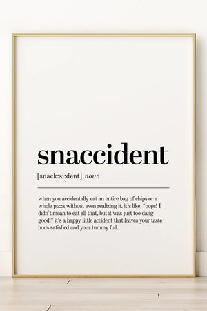Snaccident - Citatplakat