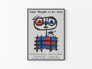Robot - Joan Miró Plakat | Farverig & Surrealistisk Kunst