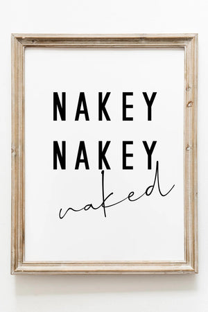 NAKEY NAKEY naked Plakat