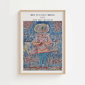 Boy In Fancy Dress Paul Klee Plakat