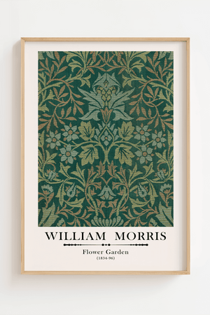 William Morris - Flower Garden Plakat