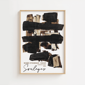 Soulages Sunrise Plakat