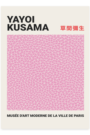 Pink Stration - Yayoi Kusama Plakat