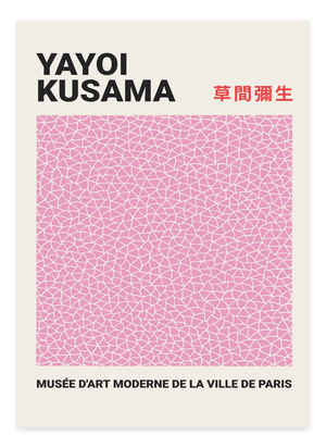 Pink Stration - Yayoi Kusama Plakat
