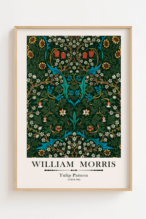 William Morris - Tulip pattern Plakat